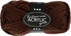 Fantasia Polyacrylgarn - L 35 M - Pind 9-10 - Brun - 50 G