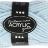 Fantasia Polyacrylgarn - L 35 M - Pind 9-10 - Lyseblå - 50 G