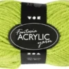 Fantasia Polyacrylgarn - L 80 M - Pind 4,5-5 - Lys Grøn - 50 G