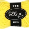 Fantasia Polyacrylgarn - L 80 M - Pind 4,5-5 - Gul - 50 G