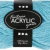 Fantasia Polyacrylgarn - L 80 M - Pind 4,5-5 - Turkis - 50 G