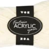 Fantasia Polyacrylgarn - L 80 M - Pind 4,5-5 - Råhvid - 50 G