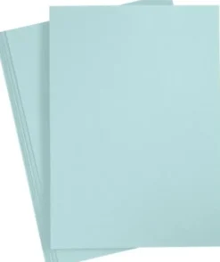Farvet Papir - A4 - 210X297 MM - 80 G - Lyseblå - 20 Stk