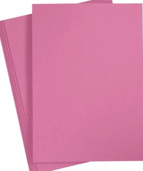 Farvet Papir - A4 - 210X297 MM - 80 G - Pink - 20 Stk