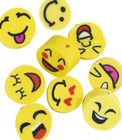 Figurperler - Smiley - Ø 10 MM - Hulstr. 1,5 MM - 200 Stk