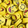 Figurperler - Smiley - Ø 10 MM - Hulstr. 1,5 MM - 60 Stk