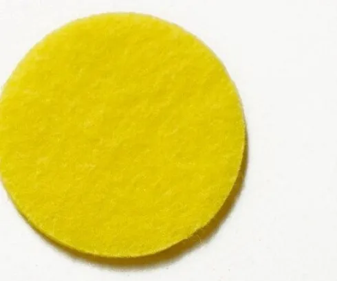 Filtrulle - Gul - Polyester Filt - 45 CM X 5 M