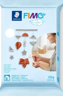 Fimo Air - Selvhærdende Ler - 250 G - Bright White - Staedtler