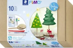 Fimo Air - Selvhærdende Ler Sæt - Jul - 10 Dele - Staedtler