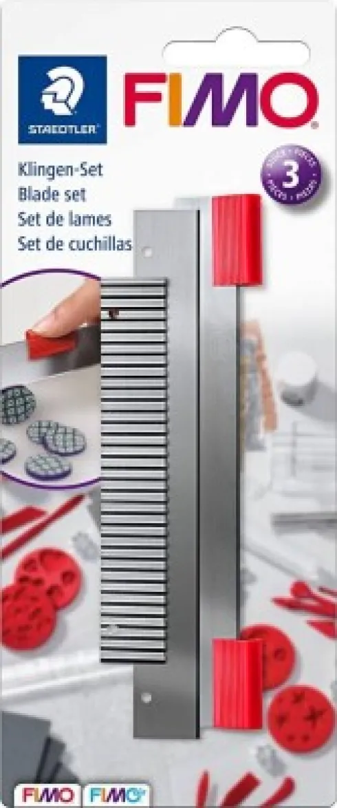Fimo - Cutter Blades Sæt - Knive - 3 Stk - Staedtler