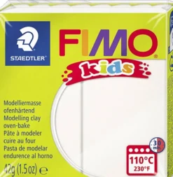 Fimo - Ler Til Ovn - Kids - Hvid - 42 G