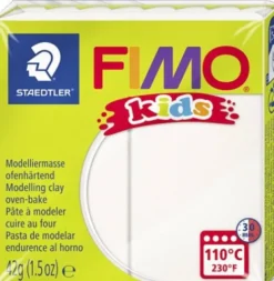 Fimo - Ler Til Ovn - Kids - Hvid - 42 G