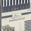 Fineliners Penne Sæt - 0,1-0,3 MM - Nassau - 10 Stk