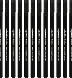 Fineliner Tusser - Tykkelse 0,6-0,7 MM - Sort - 12 Stk