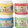 Fingermaling - Mucki - Blå Grøn Gul Rød 4X150 ML