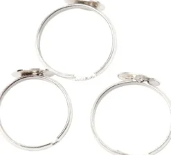 Fingerring - Forsølvet - 15 Stk