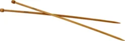 Firkantede Strikkepinde Sæt - Bambus Træ - B 5,5 MM - L 35 CM