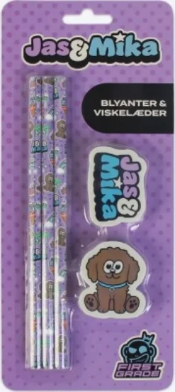 Firstgrade - Jas & Mika Dreams Blyanter Og Viskelæder - Vibrant