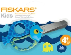 Fiskars - Børnesaks Med Dyremotiv - Fisk - L 13 CM