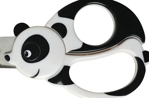 Fiskars - Børnesaks Med Dyremotiv - Panda - L 13 CM