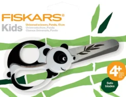 Fiskars - Børnesaks Med Dyremotiv - Panda - L 13 CM