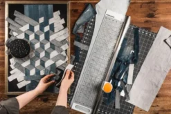 Fiskars - Combo Rotary Cutter & Ruler - Rulleskæremaskine - 61X15 CM - 9513
