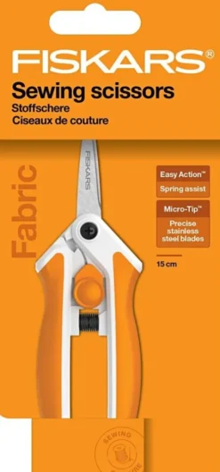 Fiskars - Easy Action Softgrip Micro-Tip - L 15 CM - Micro Spids