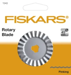 Fiskars - Pinking Rotary Blade - Takket Rulleblad - Ø 45 MM - 1343
