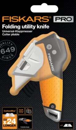 Fiskars - Pro Carbonmax Folding Utility Knife - Universalkniv