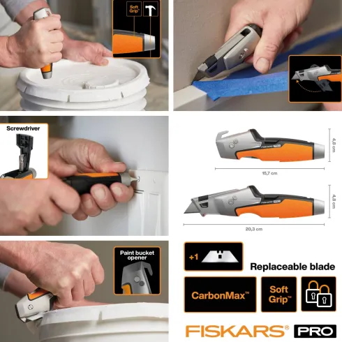Fiskars - Pro Carbonmax Painter's Knife - Maler Universalkniv