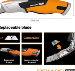 Fiskars - Pro Carbonmax Universalkniv - Safe
