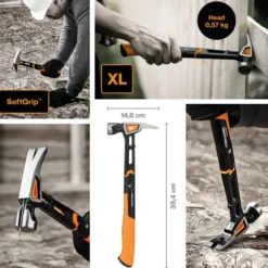 Fiskars - Pro General Use Hammer - Kløfthammer - Isocore Xl