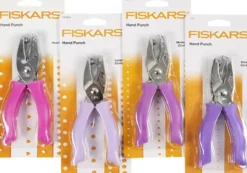 Fiskars - Stansejern Sæt - Hjerte Og Cirkler - 4 Stk