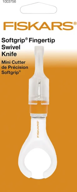 Fiskars - Swivel Knife - Hobbykniv Med Roterende Blad - Softgrip - 1003756