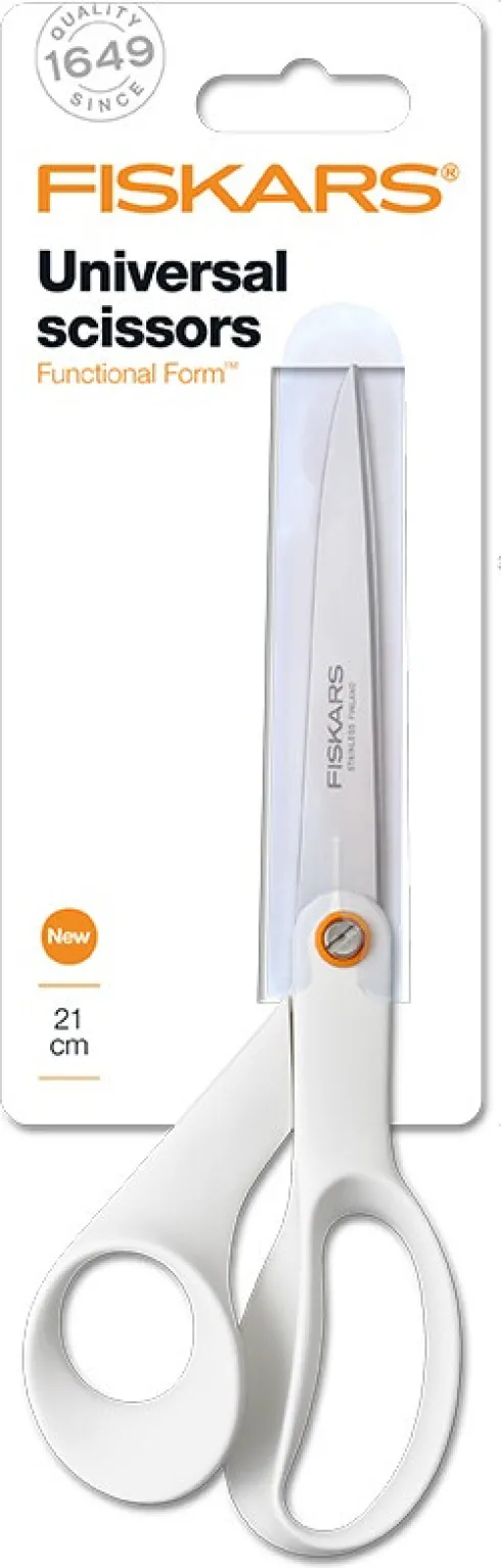Fiskars - Universalsaks - L 21 CM - Hvid