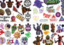 Five Nights At Freddy's Tech Decal Stickers