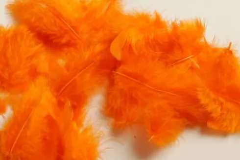 Fjer - 5-8 CM - 7 G - Orange