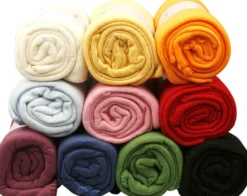 Fleece - L 125 CM - B 150 CM - Forskellige Farver - 10 Stk