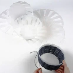 Flet-Let-Skabelon - H 8 CM - Ø 14 CM - Transparent - 10 Stk