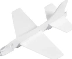 Flyvemaskiner - L 11,5-12,5 CM - B 11-12 CM - Hvid - 3 Stk