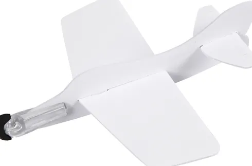 Flyvemaskiner - L 11,5-19 CM - B 11-17,5 CM - Hvid - 50 Stk