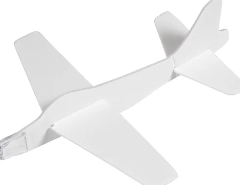 Flyvemaskiner - L 11,5-19 CM - B 11-17,5 CM - Hvid - 50 Stk