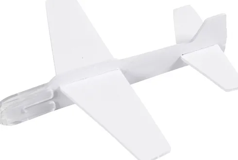Flyvemaskiner - L 11,5-19 CM - B 11-17,5 CM - Hvid - 50 Stk