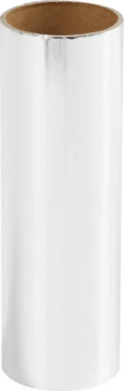 Folie Uden Klæb - B 15,5 CM - Tykkelse 0,02 MM - Sølv - 50 CM