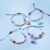 Frost - Disney - DIY Armbånd Med Bogstaver - Kit Til Børn