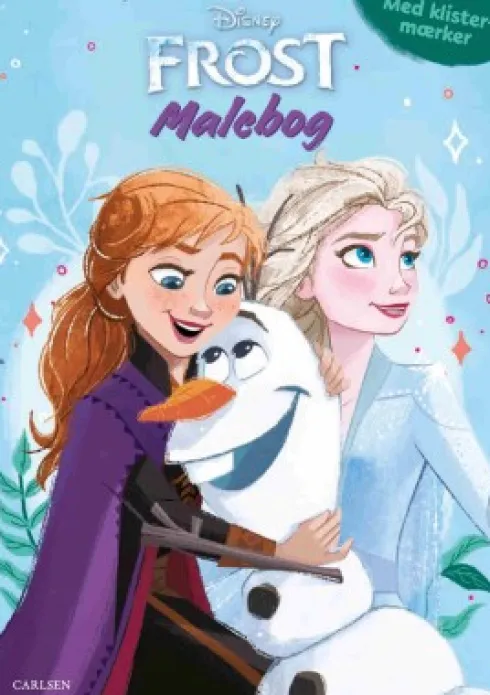 Frost Malebog Med Klistermærker - 6 Stk