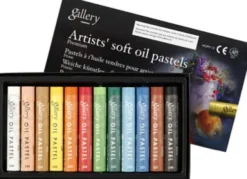 Gallery - Artists Soft Oil Pastels - Oliekridt - Flere Farver - 12 Stk