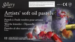 Gallery - Artists Soft Oil Pastels - Oliekridt - Flere Farver - 12 Stk