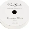 Gavebånd - Hvid - B 18 MM - Mat - 25 M