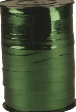 Gavebånd - Metal Grøn - B 10 MM - Blank - 250 M